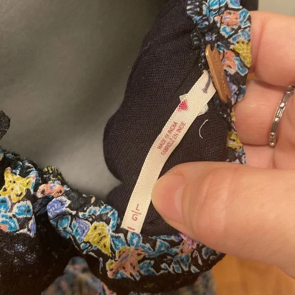 New Free People Pennie Mini Dress size L - Picture 16 of 17